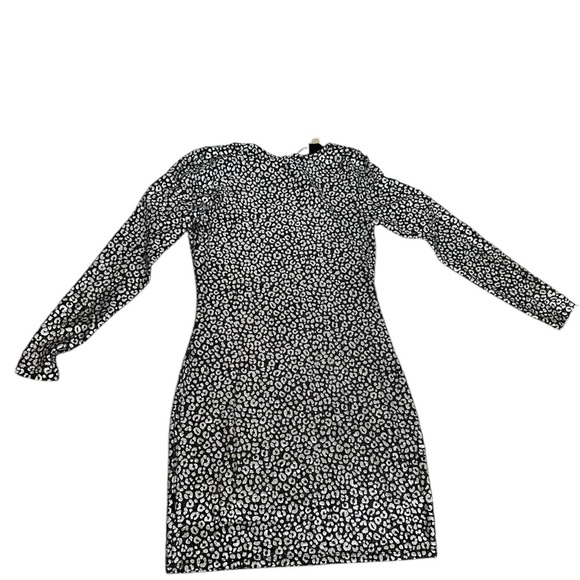 Michael Kors Metallic Leopard Dress NWT NEW REG $125 Medium Cocktail Club - Picture 4 of 13